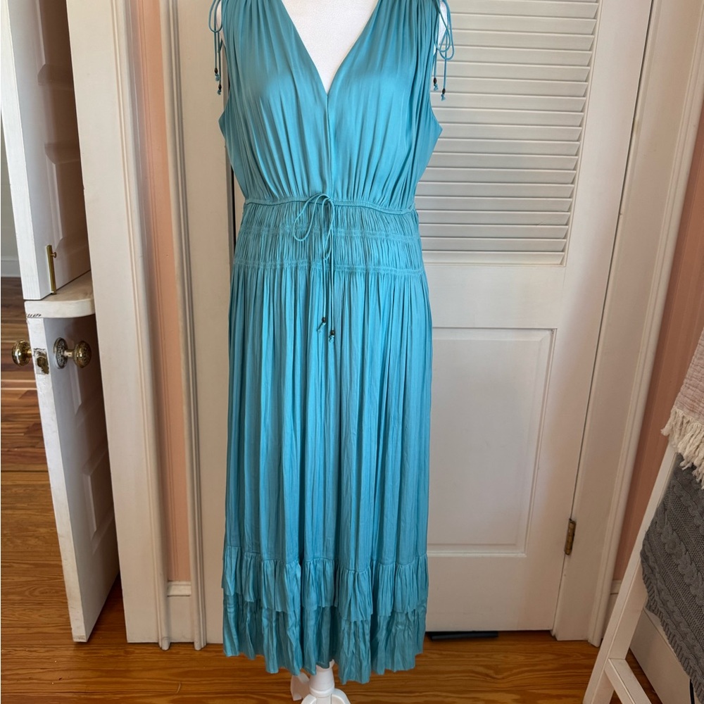 White House Black Market sleeveless maxi dress